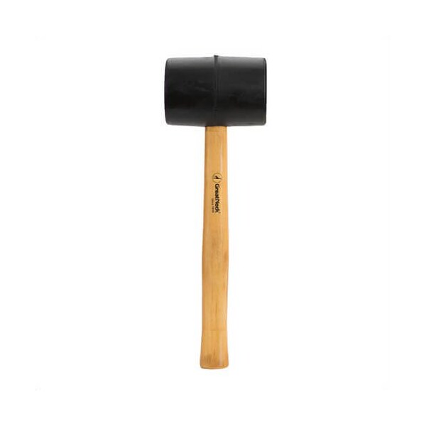 Greatneck Mallet, Non-Marring Face, 32 oz rubber Head, Hickory Handle RM32 - main