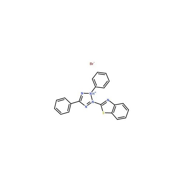 Ak Scientific 2-(2-Benzothiazolyl)-3, 5-diphenyltetrazolium bromide (100mg), CAS 55699-64-4 4977AL-100mg - main
