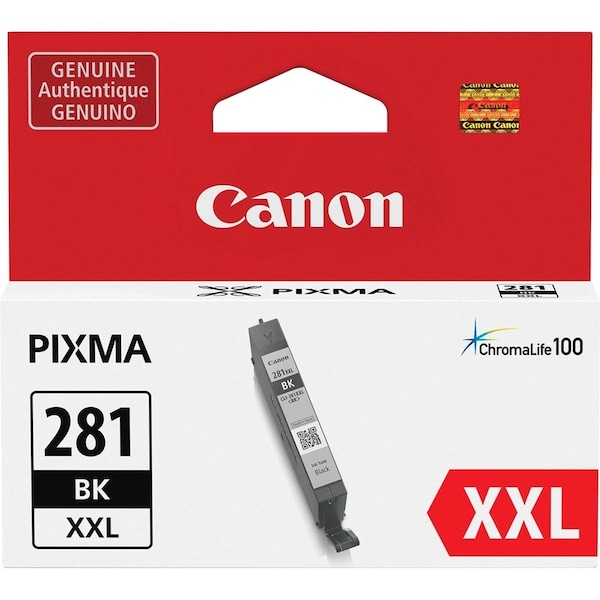 Canon CLI-281 XXL Original Inkjet Ink Cartridge, Black, Inkjet CLI281XXLBK - main
