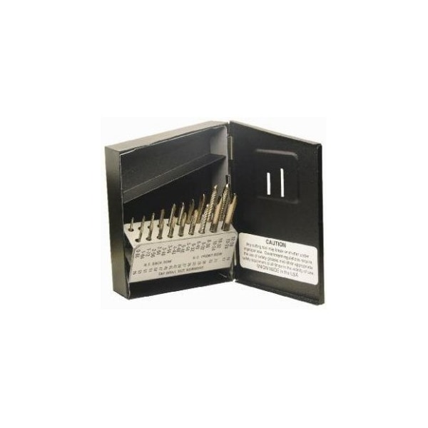 Norseman Drill & Tool Norseman SP19T Type 20AG Spiral Point Flute HSS Tap Set, 19 Piece 61600 - main