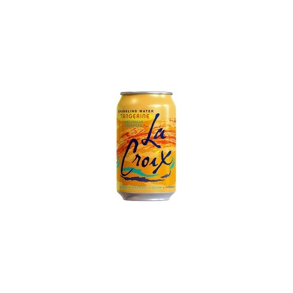 Lacroix Tangerine Flavored Sparkling Water, Ready-to-Drink, 12 fl oz (355 mL), Tangerine, 2, 2PK NAV40106 - main