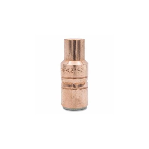 Bernard Air-Cooled Bore Nozzle, Heavy-Duty, Thread On, 5/8 in Bore, 1/8 in Stick-Out, Tapered, Brass, 10PK 360-401-53-62 - main