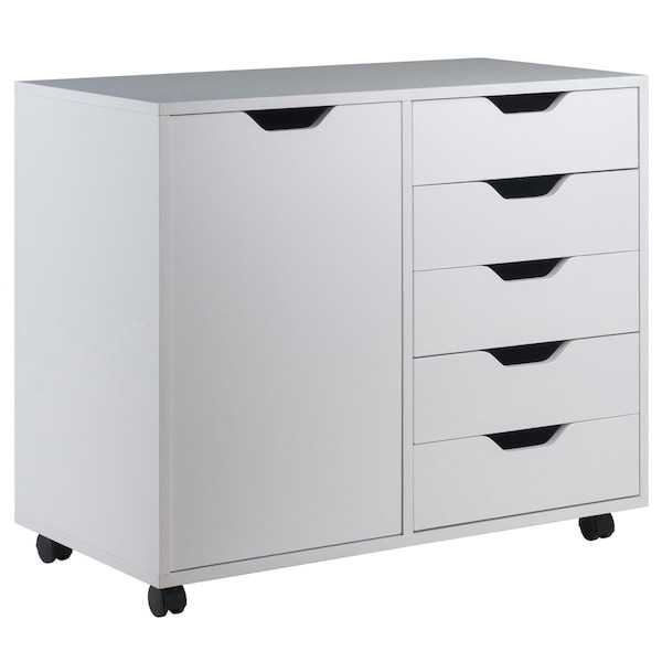 Juki Furniture Halifax Wide Cabinet, White - 26.3 x 30.71 x 15.9 in. JU3266233 - main