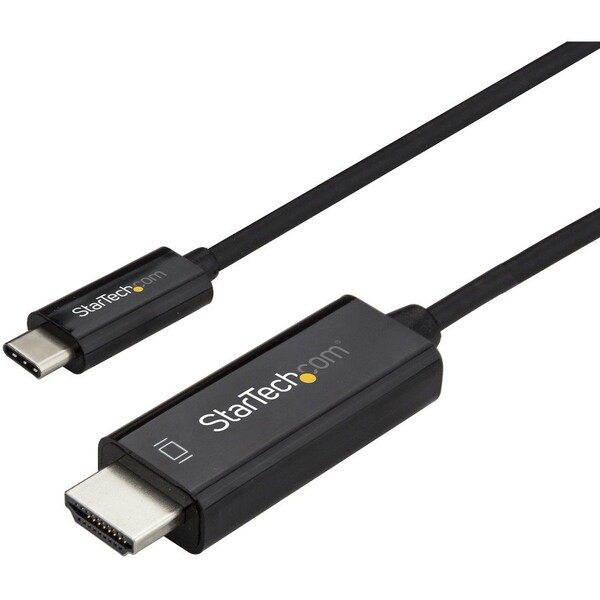 Startech.Com 1m / 3ft USB C to HDMI Cable - USB 3.1 Type C to HDMI - 4K at 60Hz - Black CDP2HD1MBNL - main