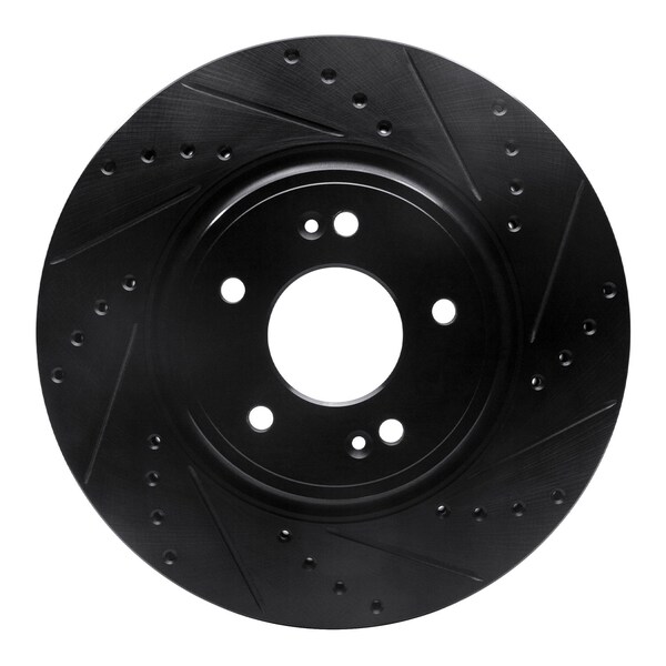 Dynamic Friction Co DFC Brake Rotor - Drilled and Slotted - Black 633-21040R - main