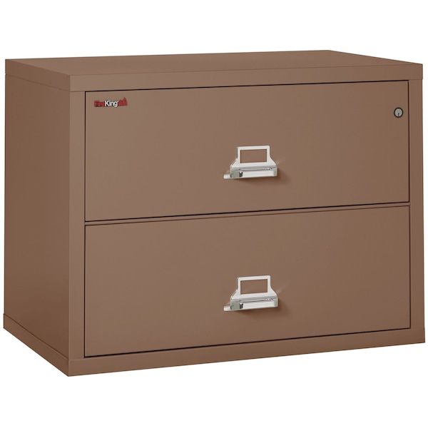 Fireking 2 Drawer, 1 Hr Fire & Impact Rated, 38" Wide Lateral Tan 2-3822-CTN - main