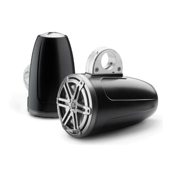 Jl Audio 7.7in Tower Speakers, Satin Black Enclosure, Gunmetal Sport Grille, 93536, 010-03267-00, 2PK 93536/010-03267-00 - main