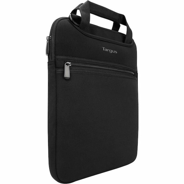 VERTICAL SLIPCASE WITH HIDEAWAY HANDLES FOR NOTEBOOK BLACK 12IN