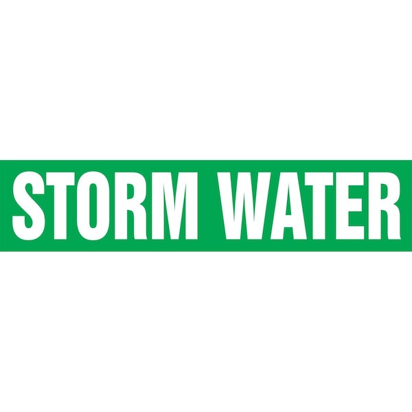Accuform ASME ANSI PIPE MARKER STORM WATER RPK677SSH - main