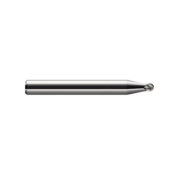 Harvey Tool 0.0400in Cutter DIA x 0.0320in Length of Cut Carbide Ball End Mill, 4 Flutes 758240 - main