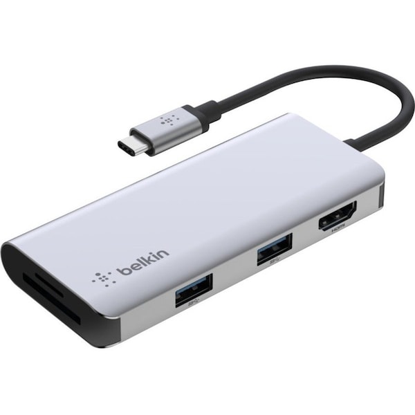 Belkin USB-C 5-IN-1 MULTIPORT ADAPTER PVC002BTSGY - main