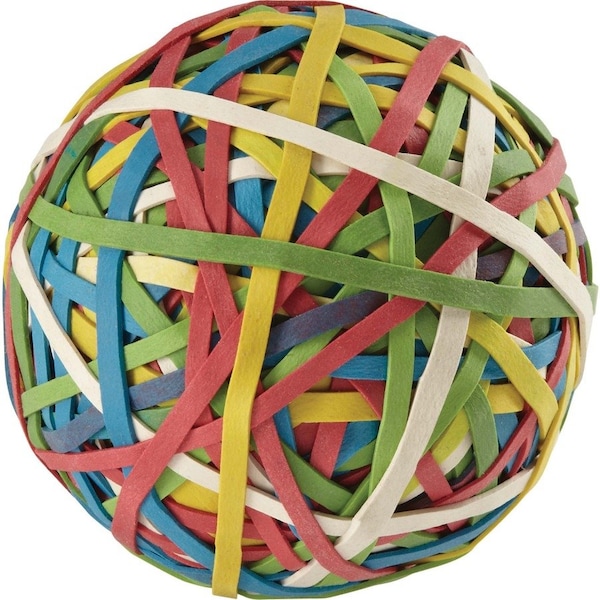 Acco Rubber Band Ball, Assorted A7072153 - main