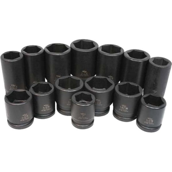 K-Tool International 3/4" Drive, 1-5/16" Size, SAE Socket, 6 Points, Impct Sckt, Deep, 6 pt., 3/4"Drive, 1-5/16 KTI-34242 - main