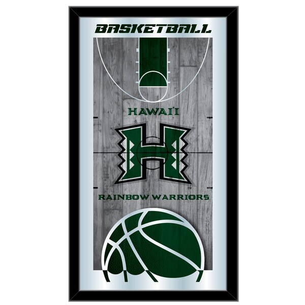 Holland Bar Stool Co University of Hawaii 15" x 26" Basketball Mirror MBsktHawaii - main