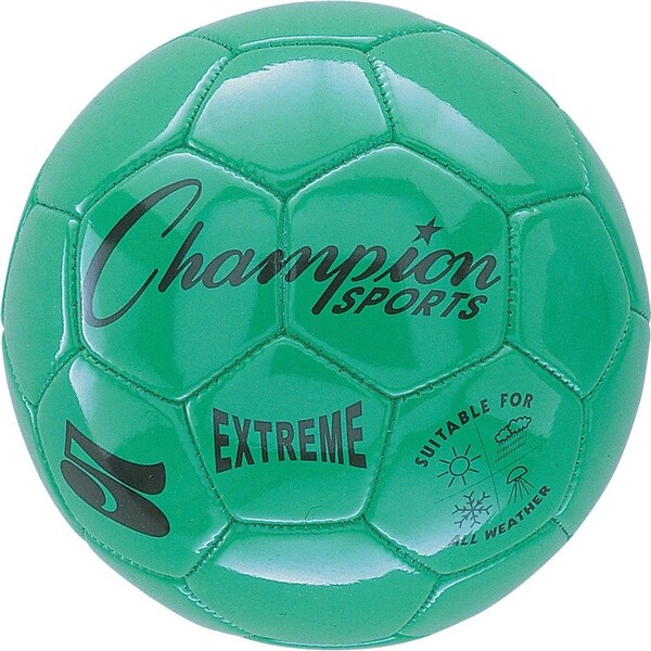 Champion Sports Extreme Soccer Ball, Size 5, Green, 2PK EX5GN - main
