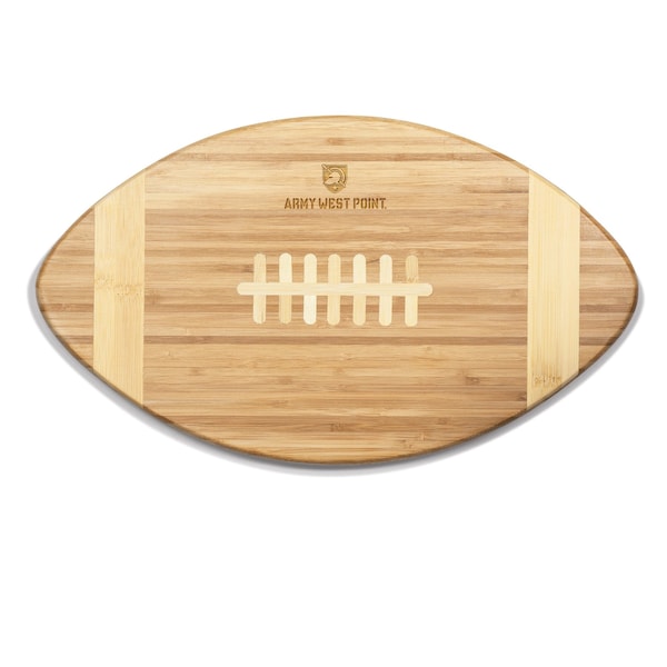 Picnic Time Family Of Brands NCAA Army Black Knights Touchdown! Football Cheese Board - Novelty Charcuterie Board 896-00-505-766-0 - main