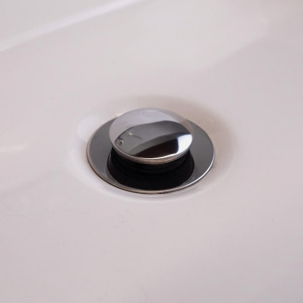 Do It Best 1-1/4'' x 5'' Plastic Bathroom Drain with Overflow DIB55-1 - main