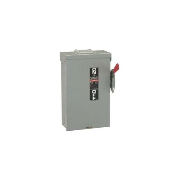 Ge Safety Switches TG 3P 60A 240V 50/60Hz 3Ph Fusible 4Wire Nema 3R TG4322R - main