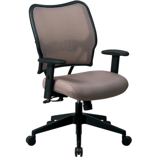 Office Star Desk Chair Desk Chair, Adjustable Arms, 19-3/4" to 23-3/4" Height, Fabric, Brown 13-V88N1WA - main
