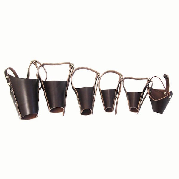 Jorgensen Laboratories Jorvet Leather Dog Muzzle, 6PK J0230S - main