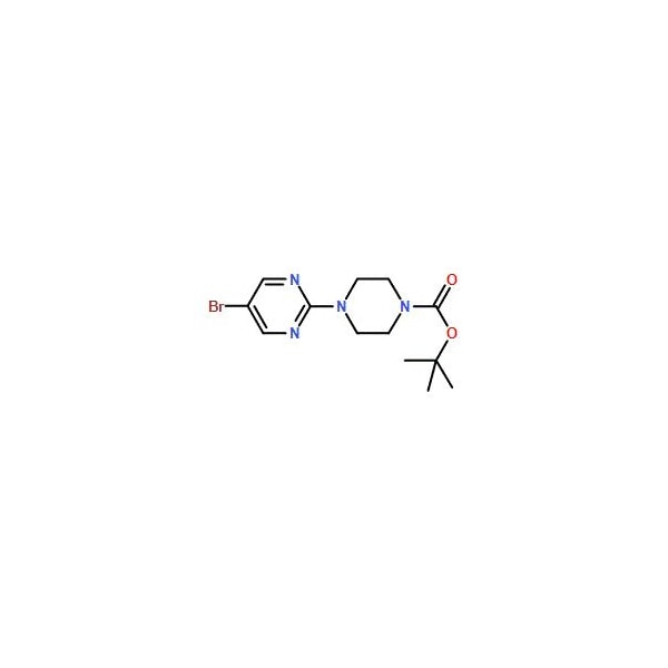 Ak Scientific 5-Bromo-2-(4-Boc-piperazin-1-yl)pyrimidine (1g), CAS 374930-88-8 W5836-1g - main