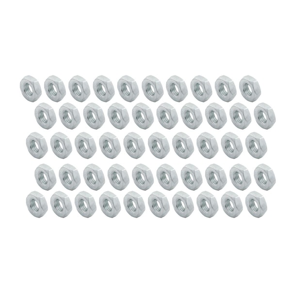 Allstar Performance 0.37-24 in. Right Hand Steel Jam Nuts, 50PK ALL18254-50 - main