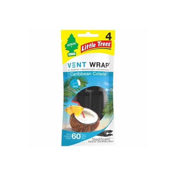 Car Freshnerrp 4PK Colada CarVent Wrap CTK-52725-24 - main
