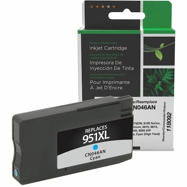 Clover Imaging Group Imaging Remanufactured High Yield Cyan Ink Cartridge 118092 - main