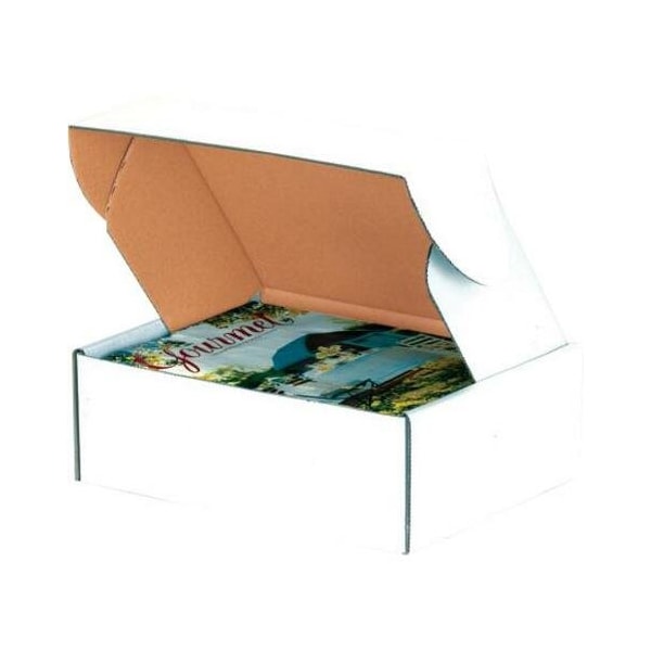 Box Packaging Corrugated Easy-Fold Mailers, 10-1/4"L x 8-1/4"W x 1-1/4"H, Kraft M1081K - main