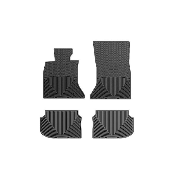 Weathertech Black, Front and Rear All Weather Floor Mats W204-W205 - main
