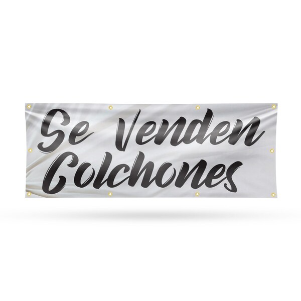 Signmission Se Venden Colchones, 36 Inch x 96 Inch, Vinyl Banner B-96-30850 - main