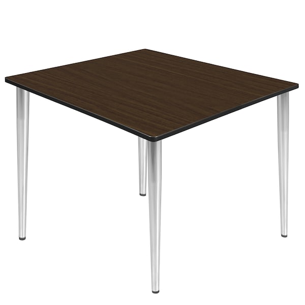 Regency Square Kahlo Breakroom Table, 48 in W, 48 in L, Neo Walnut TPL4848NWCM - main