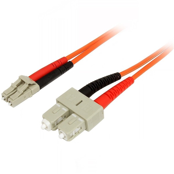 Startech.Com 2m Fiber Optic Cable - Multimode Duplex 50/125 - LSZH Fiber Jumper Cord - LC/SC 50FIBLCSC2 - main
