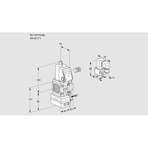Honeywell Kromschroder VAG1-/25R/NWAE KS88028236 - main