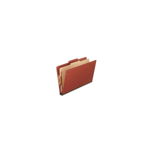 Pendaflex FOLDER, CLASSF, LGL, 1DIV, RED, 10PK 2157R - main