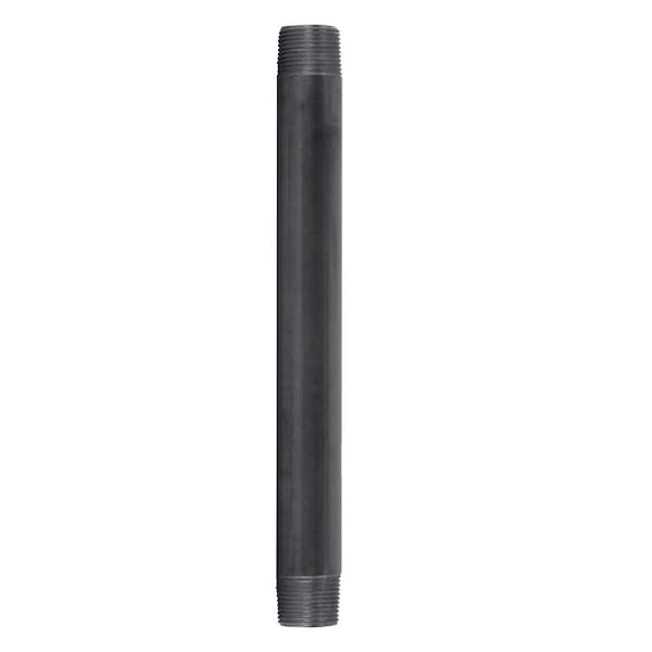 Ace Trading - Nipple STZ Industries 1 in. MIP each X 1 in. D MIP Black Steel 12 in. L Nipple 302U1X12 - main