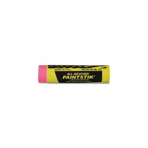 All-Weather Paintstik Livestock Markers, 1 in x 4 in, Fluorescent Pink, 144PK 434-61012 - main