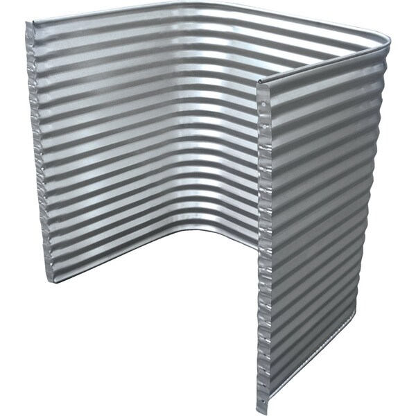 Lux-Right 48''x42'' Egress Galvanized Window Well EC4236-48 - main