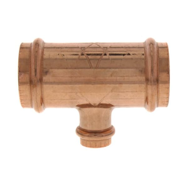 Viega ProPress tee P1 1.25 P2 1.25 P3 0.5 copper 94757 - main