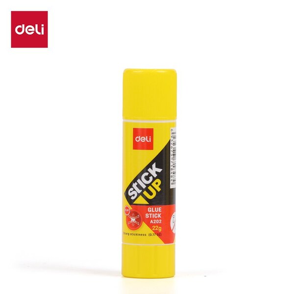 Deli Glue Stick 0.77oz (21g), Washable, Non-Toxic, White PVP, 12PK EA202 10-UA - main