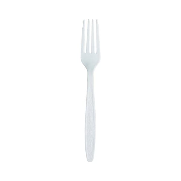 Partners Brand Plastic Forks, White, PK1000 PW104 - main