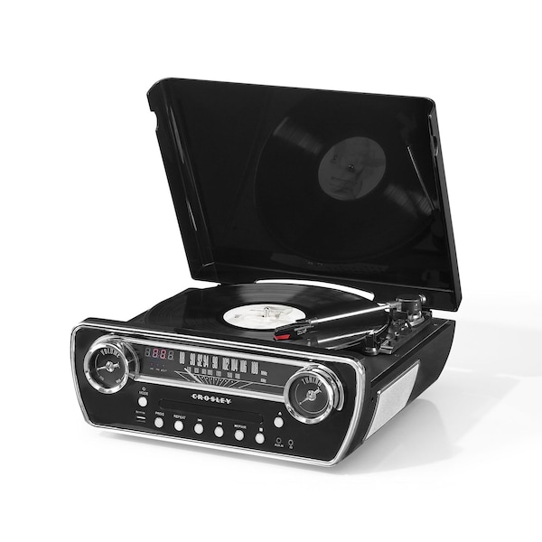 Crosley Radio Powel 7-In-1 Record Player CR6047A-BK - main