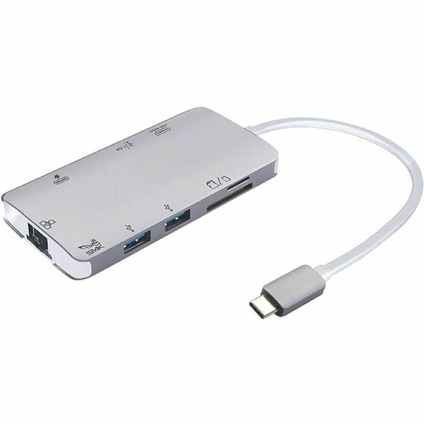 Smk Link VP6920-2 USB-C Multi-Port Docking Station w/ 4k HDMI, GigE, USB-A, PD, SD/microSD VP6920-2 - main