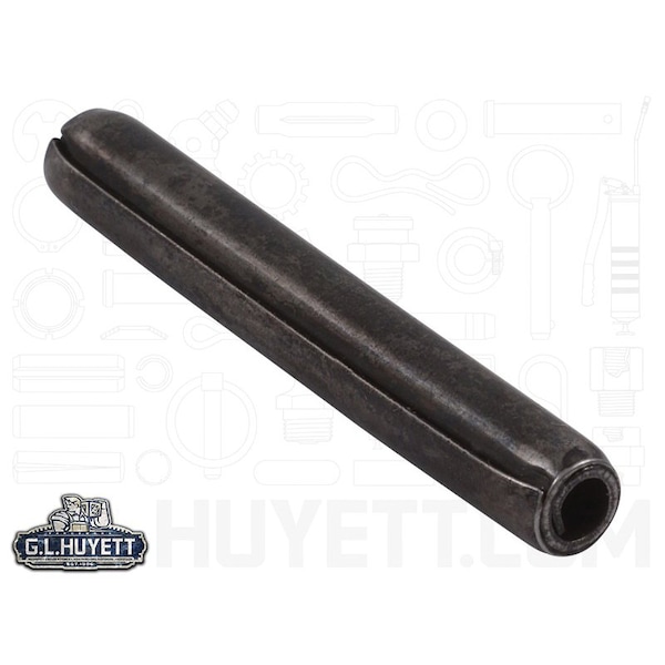 Huyett Coiled Spring Pin, Standard Duty, High Carbon Steel, 4 mm Dia x 30 mm Length SPCM-040-030 - main