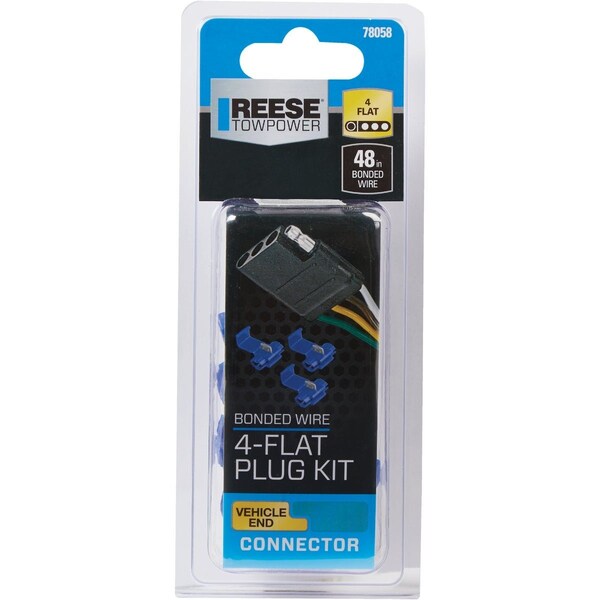 Hopkins Towing Solutions 4-Flat 48'' Vehicle Side Connector 48025 - main