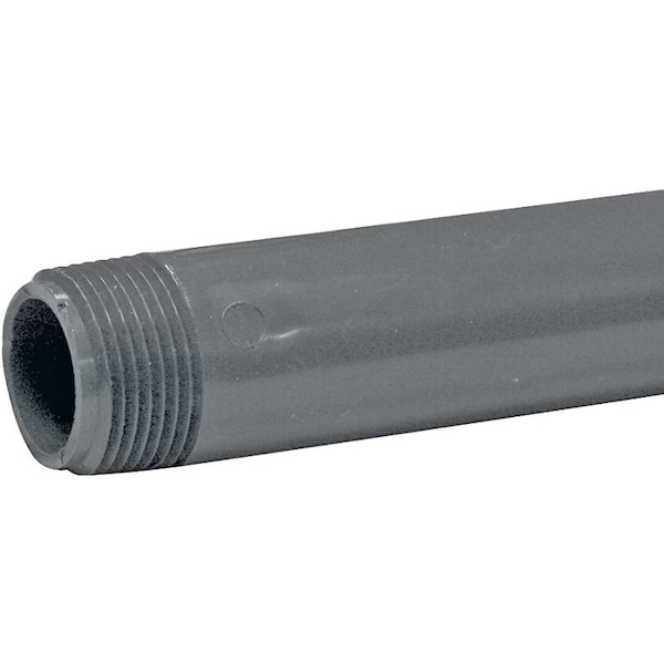 Genova Products Lasco 210120Bc Pipe Nipple, 1 In, Pvc, Sch 80 Schedule, 12 In L 385120D - main