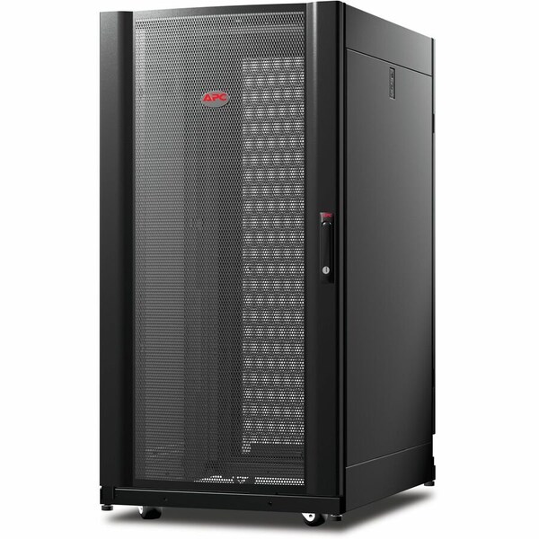 Apc NetShelter AV, Server Rack Enclosure, 24U, 10-32 Threaded Rails, Black, 1199H x 600W x 806D mm AR3814 - main