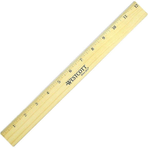 Westcott Ruler, Wood, 12 In 05221 - main