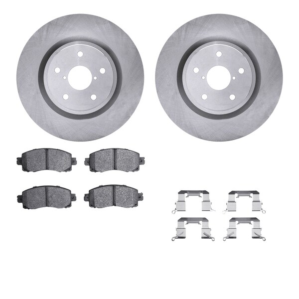 Dynamic Friction Co DFC Brake Rotor with 5000 Brake Pads and Hardware Kit 6512-13231 - main