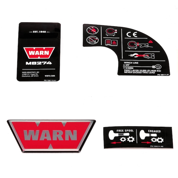 Warn Winch Accessories For M8274 Winch 106135 - main